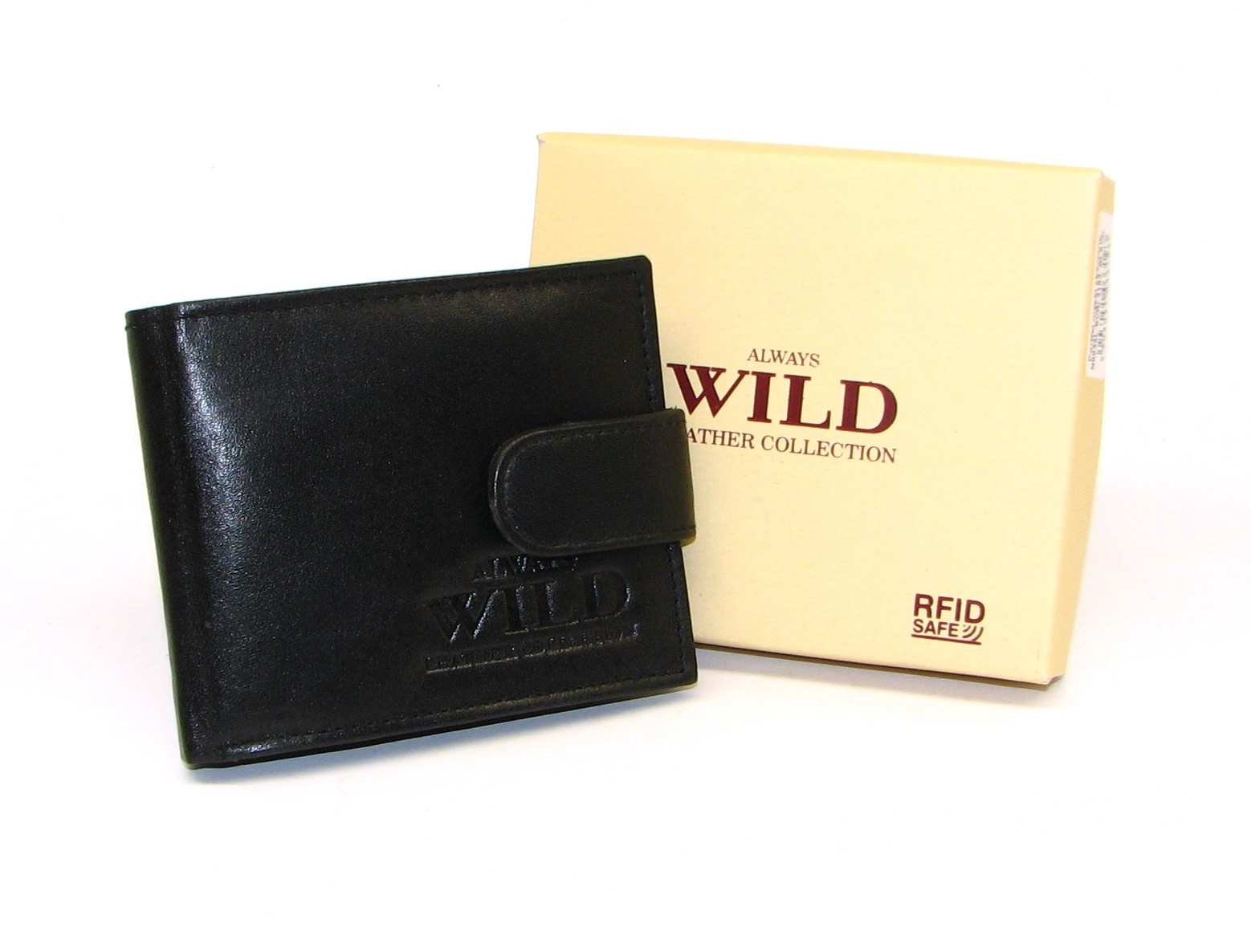 Гаманець чоловічий  Always Wild N0035L-SCR/3193 Black